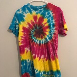 Classic tie dye tee small